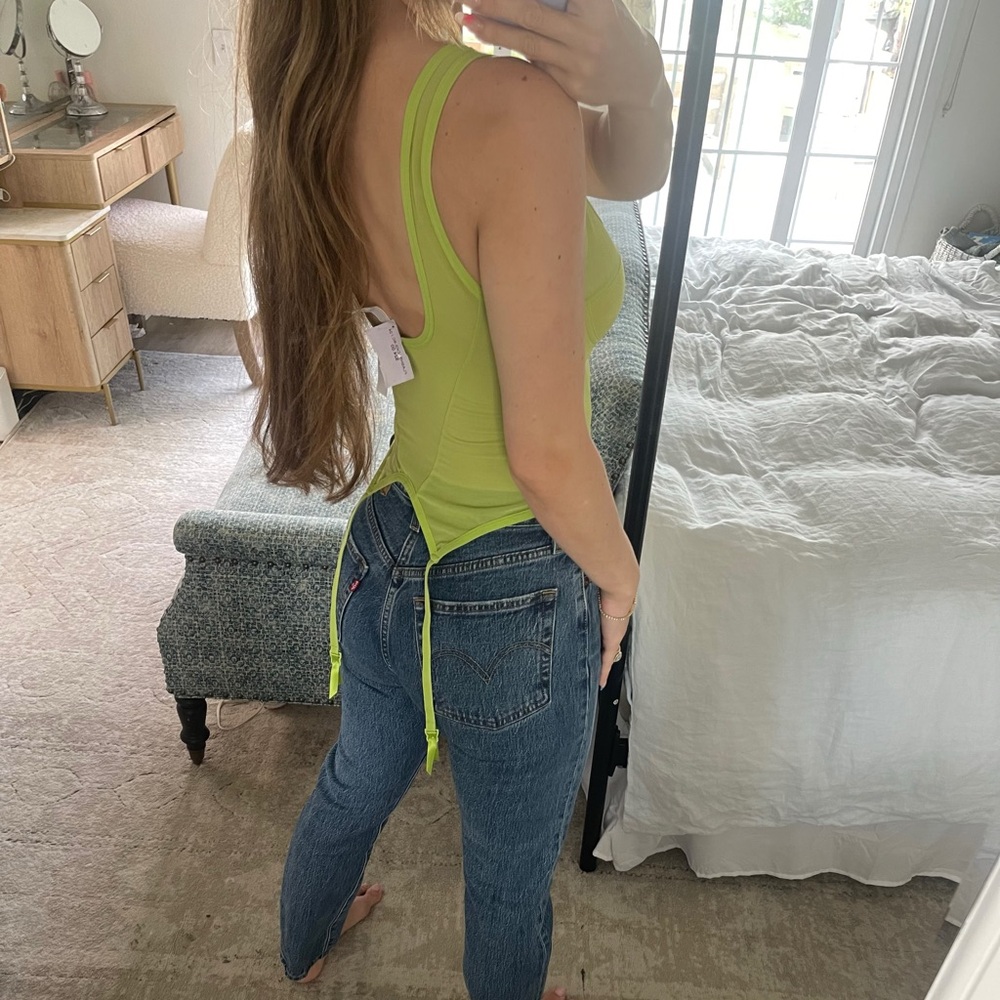 Free People Green top - Picture 2 of 7